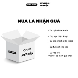 Hộp quà tặng khi mua sản phẩm phụ kiện củ sạc,tai nghe, dây sạc ...