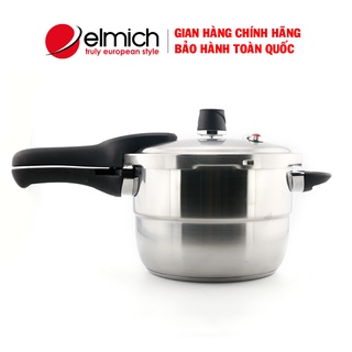 [Mã ELHADEV giảm 4% đơn 300K] Nồi áp suất Inox 304 Elmich EL3369/EL3371 , Dung tích 4 lít/5.5 lít, Bảo hành 25 tháng