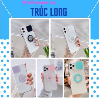 Ốp nắp trượt bảo vệ camera iPhone 6/6S/6 plus/6s plus/7/8/se 2020/7 plus/8 plus/X/XS Max/11/11 pro max/12/12 pro max