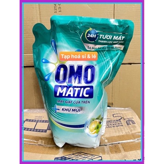 Nước Giặt OMO Matic Khử Mùi Cho Máy Giặt Cửa Trên có vòi (2Kg/Túi)