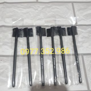 Lược chuốt chải mi tiện lợi 2 in 1.cây lược có 2 đầu chải.1 đầu răng sừng chải chuốt mi .1 đầu lông cọ mềm..