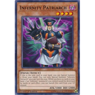 Thẻ bài Yugioh - TCG - Infernity Patriarch / COTD-EN091'