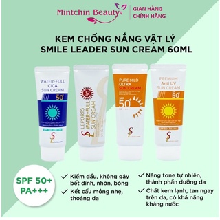 Kem chống nắng vật lý Smile Leader Sun Cream 60ml - MINTCHIN BEAUTY