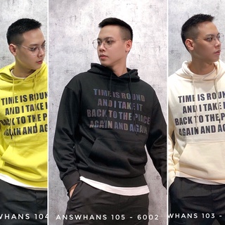 Áo hoodie nam form rộng hàn quốc bigsize cao cấp xuất khẩu ANSWHANS 103 - 6002
