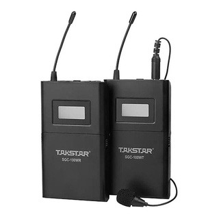 [Mã ELHACE giảm 4% đơn 300K] Micro Không Dây Cho Máy Ảnh, Máy Quay Takstar SGC-100W - Hàng Chính Hãng