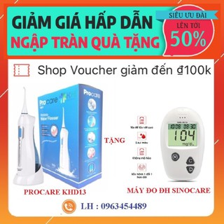 [VOUCHER KÈM QUÀ TẶNG] Máy tăm nước du lịch Procare KHD13