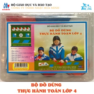 Bộ đồ dùng thực hành Toán lớp 4- Bộ đồ dùng học tập Nhật Hoa Minh