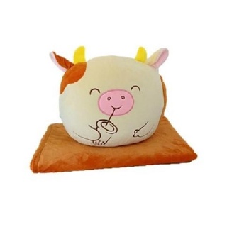 Set chăn gối bò cho bé-quà tặng Bobby