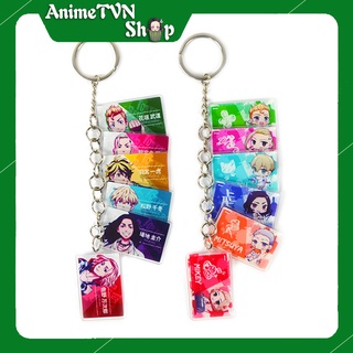 Móc khoá dây liền Mica in hình anime manga Tokyo Revengers (Kịch Trường Của Takemichi) - Nhựa Cứng Acrylic In 2 mặt