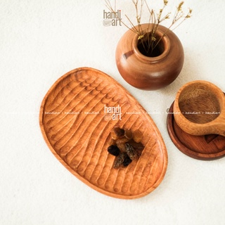Dĩa gỗ lượn sóng phục vụ bàn ăn