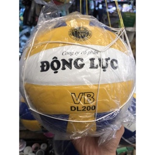 Banh bóng chuyền chính hãng Động Lực có tem hàng thật của công ty DL200