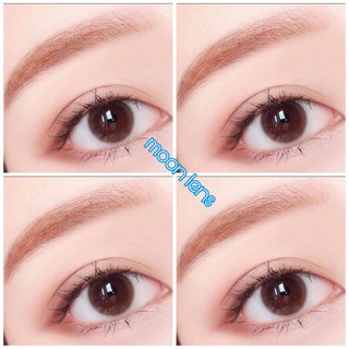 Lens - kính áp tròng nâu tự nhiên sử dụng 1 năm giãn nhỏ
