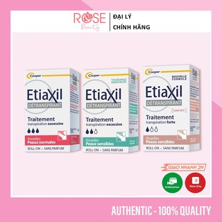 Lăn khử mùi Etiaxil ngăn mồ hôi cho da nhạy cảm 15ml - Rose Beauty