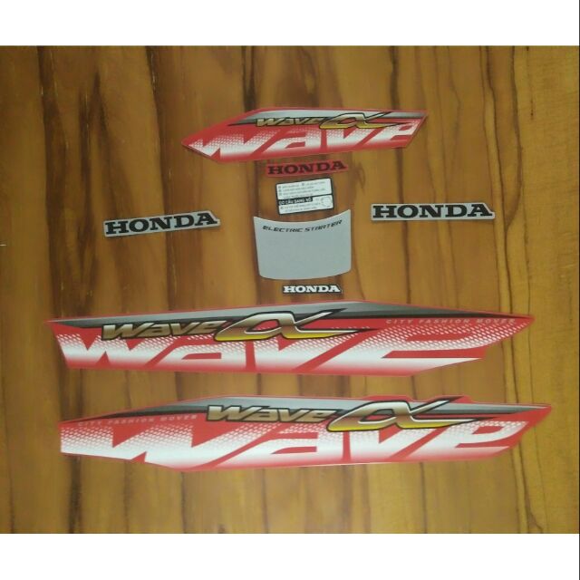 Bộ tem Wave A 2012 màu đỏ
