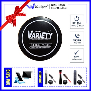 Sáp Vuốt Tóc Nam VARIETY Gel Wax Keo Vuốt Tóc Tạo Kiểu Giữ Nếp Tóc Siêu Cứng WIDEN STORE WST09 + [QUÀ TẶNG KÈM]