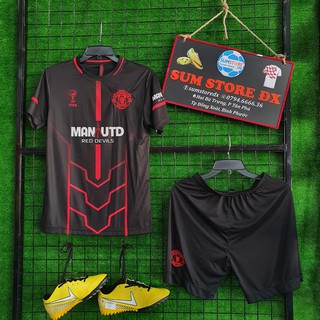 Man-C-Tơ Unite Đen Fifa - Áo Bóng Đá Thun Thái Lạnh Cao Cấp