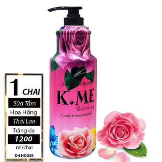 [CHUẨN THÁI] SỮA TẮM HƯƠNG HOA HỒNG - K.ME Thái Lan Dung Tích 1200ml (Date: 36 tháng)