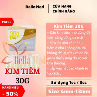 kim tiêm sungshim hàn quốc đầu kim 30G 4mm 13mm tiêm dưỡng chất