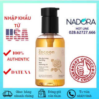 Dầu Tẩy Trang Hoa Hồng The Cocoon Rose Cleansing Oil 140ml