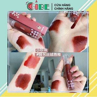 Son kem lì Nona Pearl Milk Tea chất kem mềm mịn sang chảnh lì