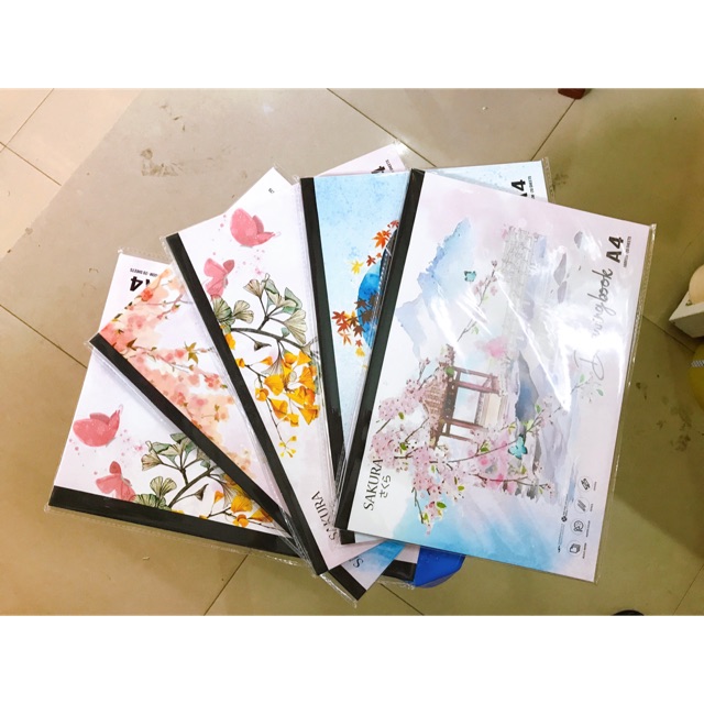 Vở vẽ A4 Sakura