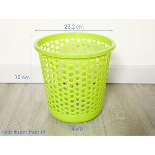 Sọt tròn/sọt rác/sọt đa năng loại nhí 603 Duy Tân - màu ngẫu nhiên
