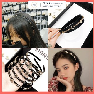 Bờm Tóc Thời Trang Đính Ngọc Trai Nhân Tạo Nhiều Hoạ Tiết Phong Cách Hàn Quốc Đáng Yêu BT02 -BT17