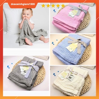 Chăn lưới sợi tre chống ngạt PERLIM PINPIN / Mền lưới cho bé yêu (được chọn màu)