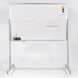 [Chính hãng] Bảng từ trắng 1 mặt Hàn Quốc chân di động - Kèm Quà Tặng -  1.2x1.5m