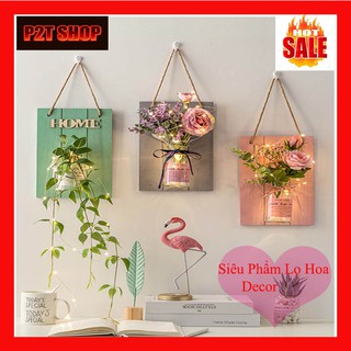 [ÔI ĐẸP THẾ] Lọ hoa decor lọ hoa thủy tinh treo tường trang trí nhà cửa phòng khách spa cửa hàng bình hoa trang trí