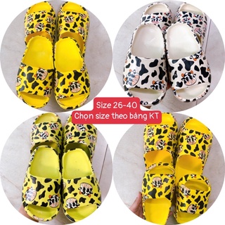[HOT TREND 2021] [HÀNG CAO CẤP][UY TÍN-CHẤT LƯỢNG] DÉP CHO MẸ VÀ BÉ BÁNH Mì BÒ SỮA CUTE, SIÊU NHẸ HOT 2021