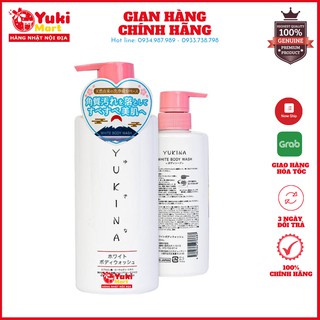 Sữa tắm trắng da Yukina White Body Wash 500ml