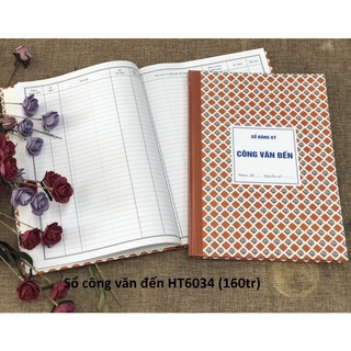 Sổ công văn đi HT6041– Sổ công văn đến HT6034 - 160 trang - văn phòng phẩm Diệp Lạc