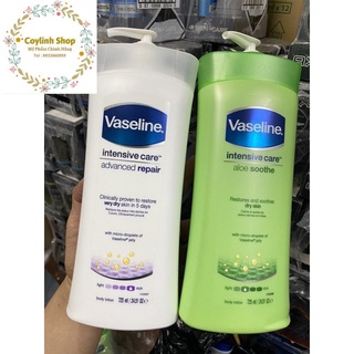 [ Date 2024 ] Sữa Dưỡng Thể Cấp Ẩm Trắng Da Vaseline 725ml Hàng Chính Hãng