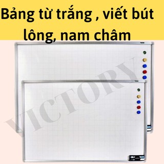 [HOÁ TỐC 1H HCM] Bảng Từ Trắng, Hít Nam Châm, Bảng Học Sinh, Viết Bút Lông Kích Thước (40x60)cm