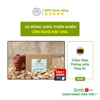 Xà Bông Handmade Cốm Nghệ Mật Ong 120gr