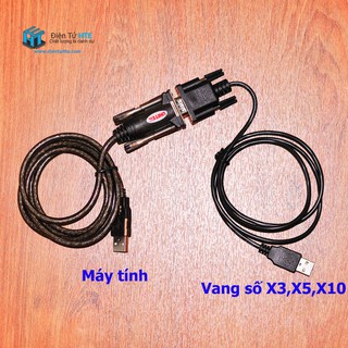 Bộ cáp kết nối Vang số X3 X5 K306D Với máy tính RS232 - Loại cao cấp - Cam kết hoàn tiền nếu không sử dụng được