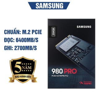 Ổ cứng SSD Samsung 980 PRO 250GB NVMe