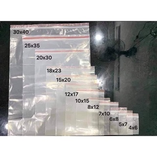Túi ZIP Chỉ Đỏ nhiều Size Tiện Dụng BÁN LẺ 100GRAM