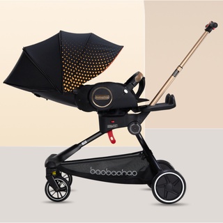 Xe đẩy V9 baobaohao nằm gấp gọn dành cho bé sơ sinh từ 0-6 tuổi chính hãng bảo hành 1 năm