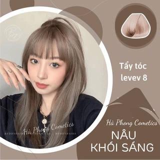 Thuốc Nhuộm Tóc Màu Nâu Khói Sáng Nâu Sữa Trà Sữa, Xanh Đen Xanh Đen Dương Khói Tặng Oxy Trợ Nhuộm 100ml