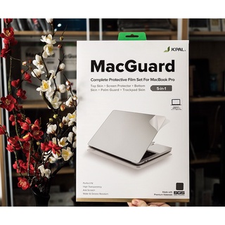 Bộ dán JCPAL 5 in 1 Silver cho Macbook (đủ dòng)
