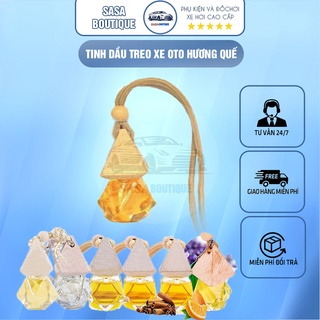 Tinh dầu treo xe oto hương Quế giúp khử mùi, chống say xe - Quế <RẺ VÔ ĐỊCH>