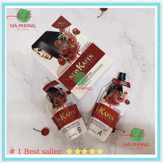 [Chính hãng] Nhuộm Đen Phủ Bạc Thảo Dược Kafen Cherry Hai Màu Đen Và Nâu, Không Dính Da Đầu, Không Phai Đỏ 500mlx2(MPHP)