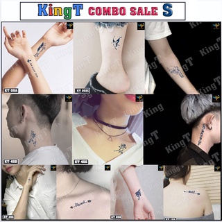 【KingT - COMBO SALE S】Hình xăm dán tạm thời 15 ngày mini (4 X 4cm) Chống thấm nước - Như THẬT Không Thể Phân Biệt