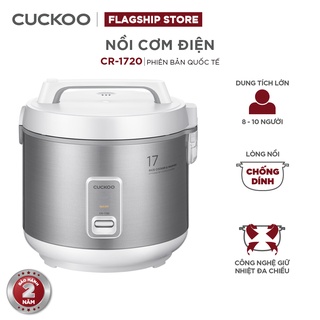 [Mã ELHADEV giảm 4% đơn 300K] Nồi cơm điện Cuckoo 3 lít CR-1720/SIVNCV - Hàng chính hãng - Chất lượng Hàn Quốc