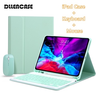 Dllencase Ốp Máy Tính Bảng Cho 2019 2020 10.2 For iPad 7/8/9th Mini 6 Air 2 3 4 10.5 10.9 Pro 9.7 2021 11 2017 2018 5 6th