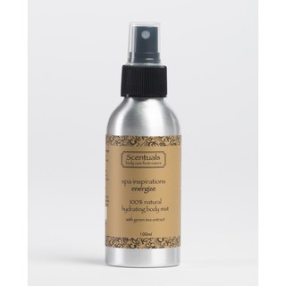 Xịt khoáng dưỡng thể spa energize 100ml - Scentuals SPA INSPIRATIONS ENERGIZE/Hydrating body mist 100ml