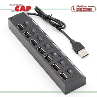 Hub USB 7 cổng có công tắc