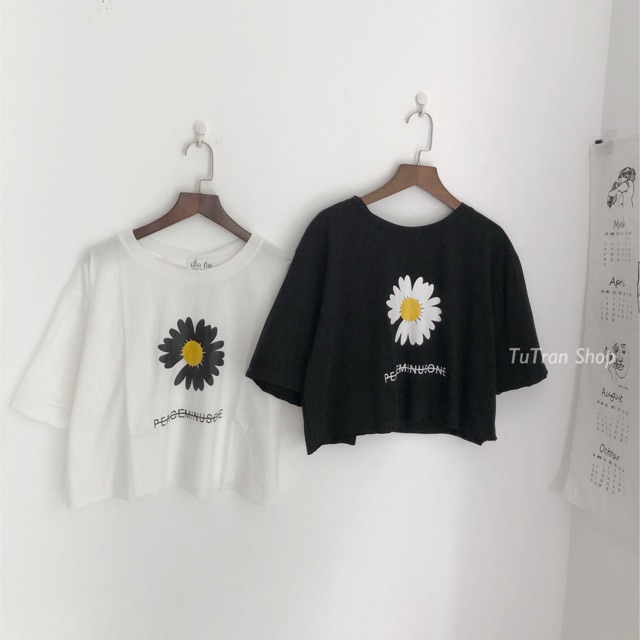 ÁO CROPTOP HOA CÚC
